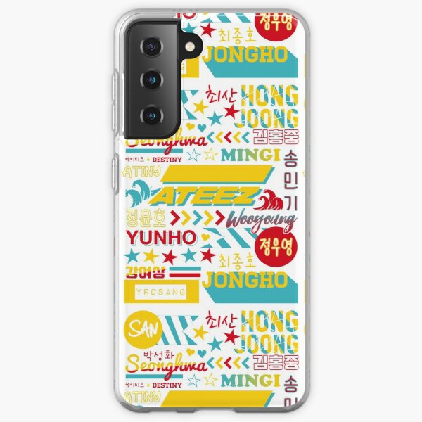 ATEEZ COLLAGE Samsung Galaxy Soft Case RB0608 product Offical Ateez Merch