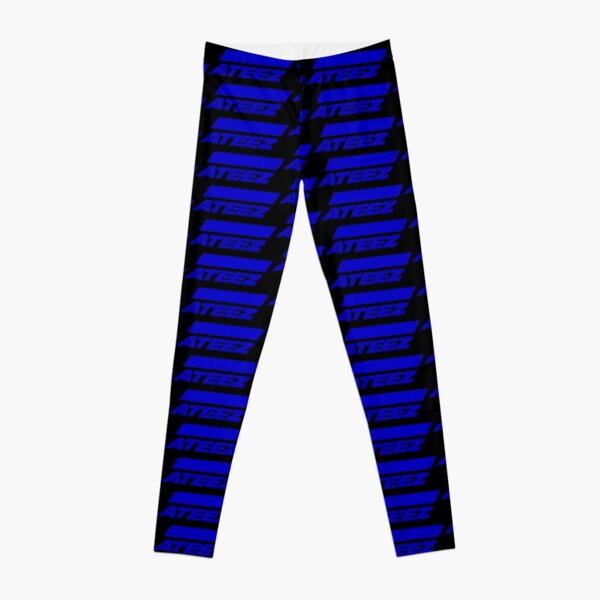 ATEEZ Logo (Action to Answer) (Blue) Leggings RB0608 product Offical Ateez Merch