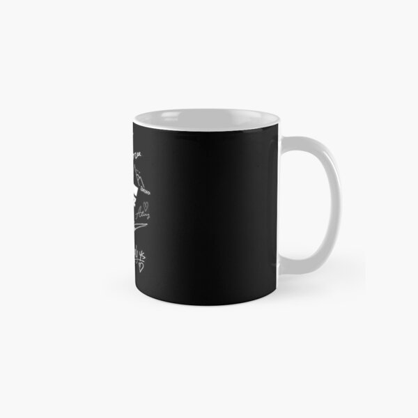 Ateez - logo + signatures - black Classic Mug RB0608 product Offical Ateez Merch