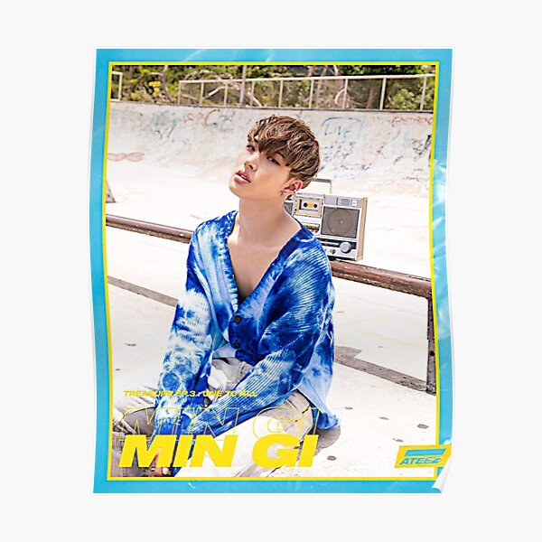 ATEEZ WAVE Mingi Poster RB0608 product Offical Ateez Merch