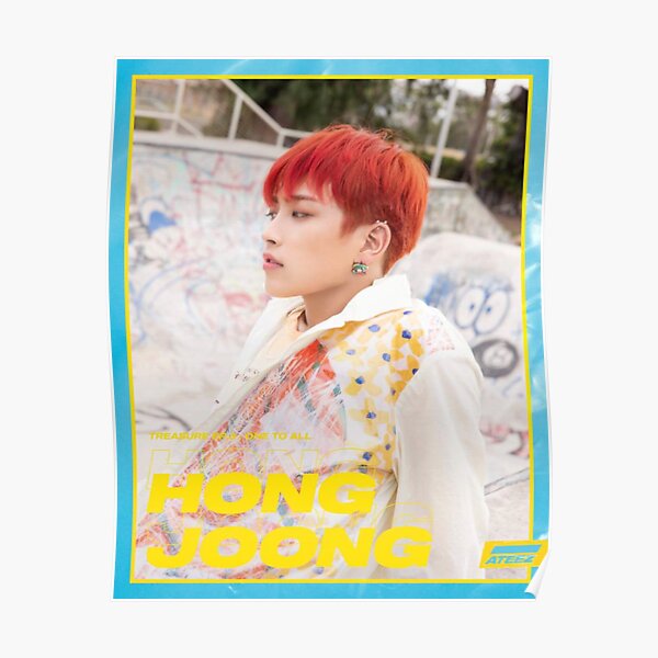 ATEEZ WAVE Hongjoong Poster RB0608 product Offical Ateez Merch