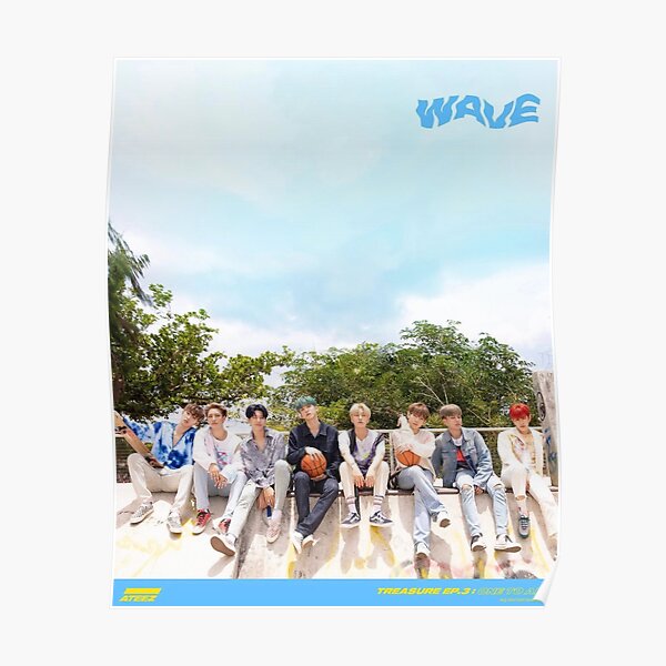Ateez-Treasure ep.3 Poster RB0608 product Offical Ateez Merch