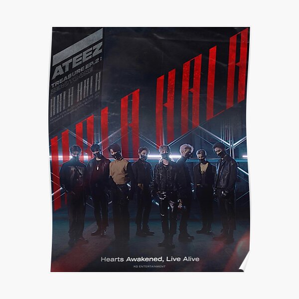 Ateez-Treasure ep.2 Poster RB0608 product Offical Ateez Merch