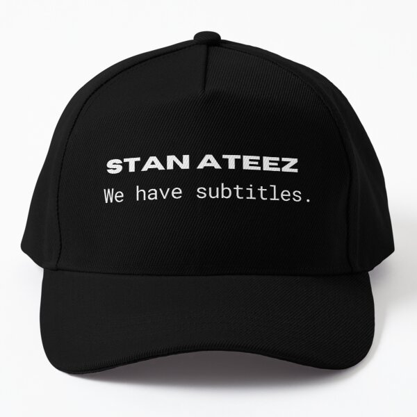 STAN ATEEZ We have subtitles Baseball Cap RB0608 product Offical Ateez Merch