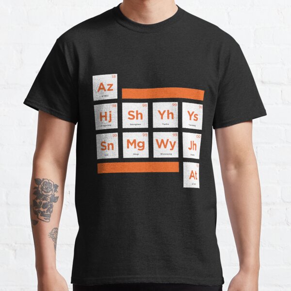 ATEEZ - Periodic Table Classic T-Shirt RB0608 product Offical Ateez Merch