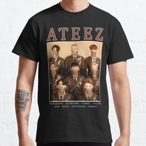 ATEEZ Vintage Retro Band Style 90s Wonderland Classic T-Shirt RB0608 product Offical Ateez Merch