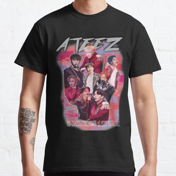 ATEEZ KPOP MERCH OLD RETRO KNOCK OFF INSPIRED MERCHANDISE  Classic T-Shirt RB0608 product Offical Ateez Merch