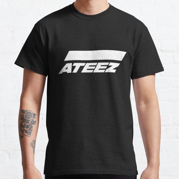 ATEEZ Logo (White) Classic T-Shirt RB0608 product Offical Ateez Merch