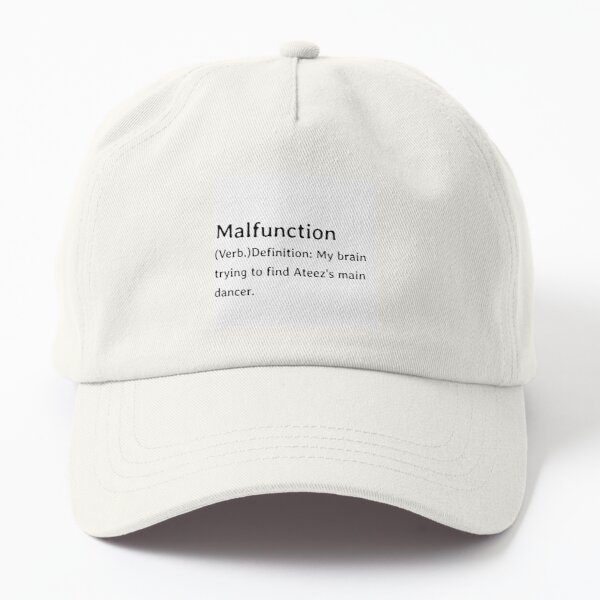 Ateez Malfuction Dad Hat RB0608 product Offical Ateez Merch