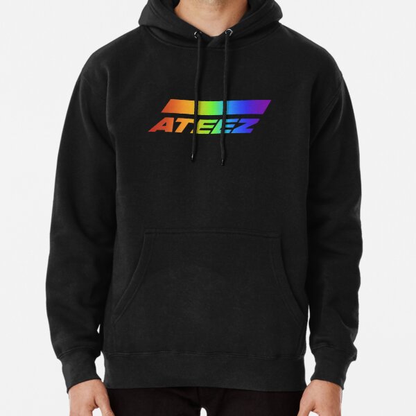 Ateez Rainbow Logo Pullover Hoodie RB0608 product Offical Ateez Merch