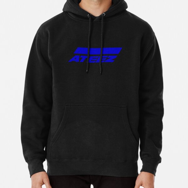 ATEEZ Logo (Action to Answer) (Blue) Pullover Hoodie RB0608 product Offical Ateez Merch