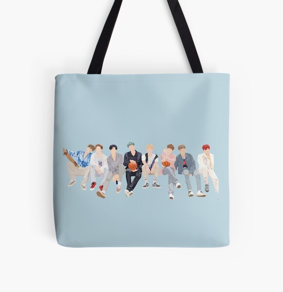 ATEEZ Wave All Over Print Tote Bag RB0608 product Offical Ateez Merch