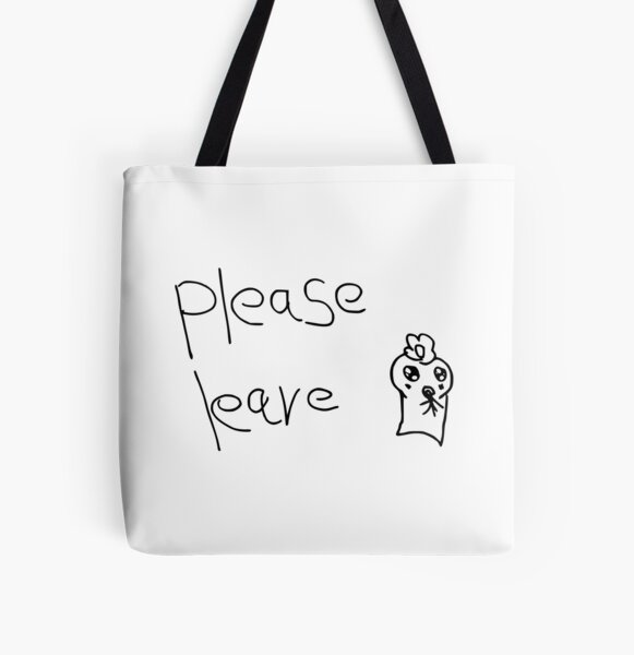 ATEEZ -- please leave All Over Print Tote Bag RB0608 product Offical Ateez Merch
