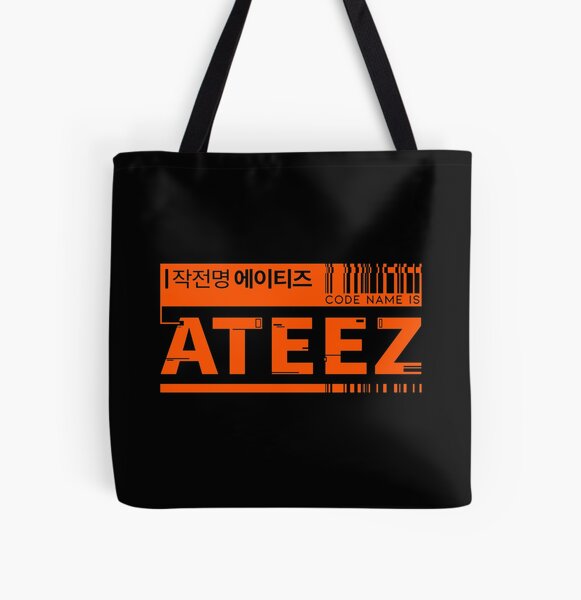 Orange CODE ATEEZ All Over Print Tote Bag RB0608 product Offical Ateez Merch