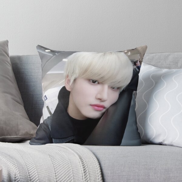 ATEEZ Seonghwa Selca 2 Throw Pillow RB0608 product Offical Ateez Merch