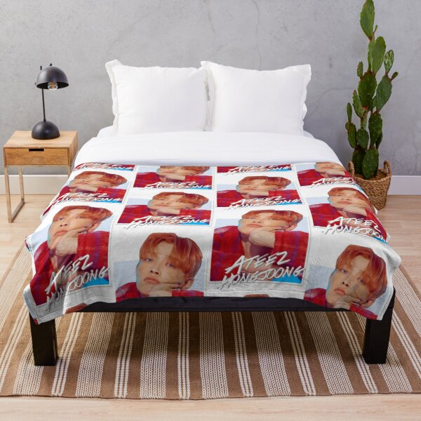 Ateez - Hongjoong Throw Blanket RB0608 product Offical Ateez Merch