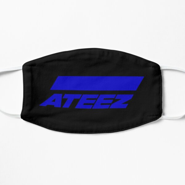 ATEEZ Logo (Action to Answer) (Blue) Flat Mask RB0608 product Offical Ateez Merch