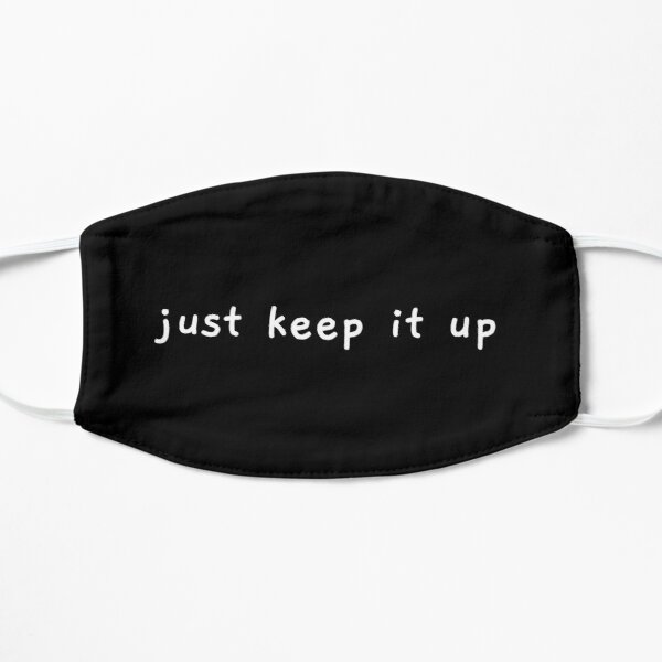 ATEEZ Sunrise Lyrics "Just Keep It Up" (White) Flat Mask RB0608 product Offical Ateez Merch