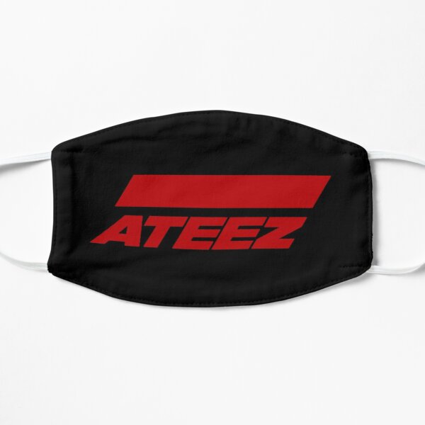 ATEEZ Logo (Action to Answer) (Red) Flat Mask RB0608 product Offical Ateez Merch