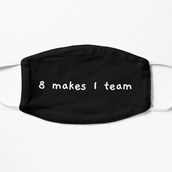 ATEEZ "8 makes 1 team" (White) Flat Mask RB0608 product Offical Ateez Merch