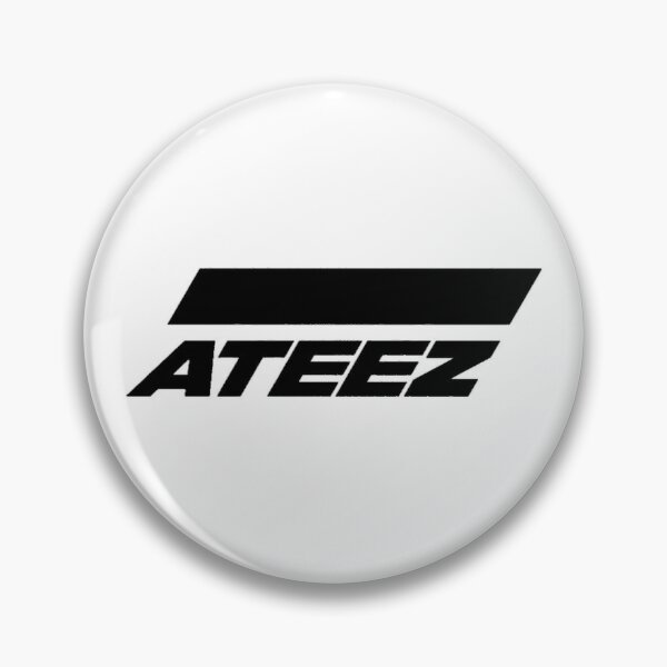 ATEEZ Logo (Black) Pin RB0608 product Offical Ateez Merch