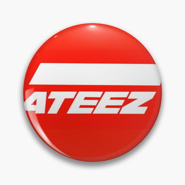 ATEEZ BOX LOGO Pin RB0608 product Offical Ateez Merch
