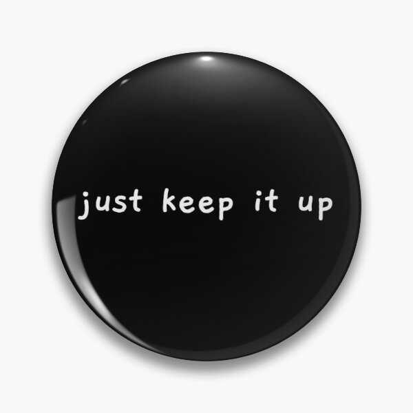 ATEEZ Sunrise Lyrics "Just Keep It Up" (White) Pin RB0608 product Offical Ateez Merch