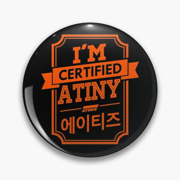 Certified ATEEZ - ATINY Pin RB0608 product Offical Ateez Merch