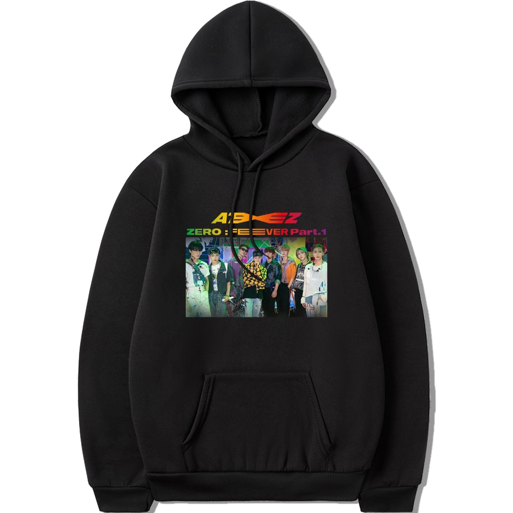 2021 Kpop ATEEZ Comeback Concert Zero Fever Part 1 Same Printing Hoodies Unisex Fleece Pullover Sweatshirt - Ateez Store