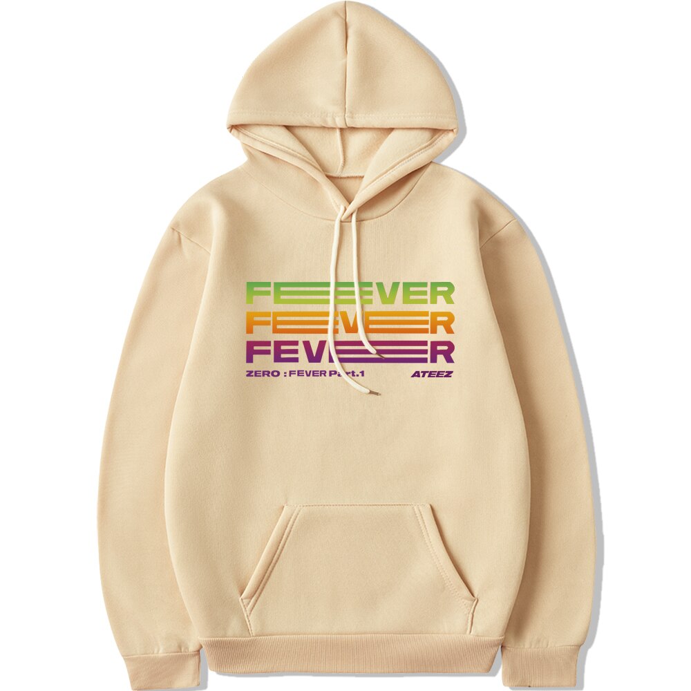 Kpop ATEEZ Comeback Concert Zero Fever Part 1 Same Printing Hoodies Unisex Fashion Fleece Pullover Sweatshirt 3 - Ateez Store