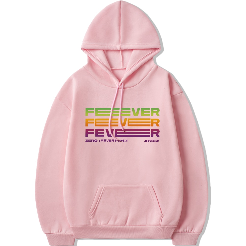 Kpop ATEEZ Comeback Concert Zero Fever Part 1 Same Printing Hoodies Unisex Fashion Fleece Pullover Sweatshirt 4 - Ateez Store