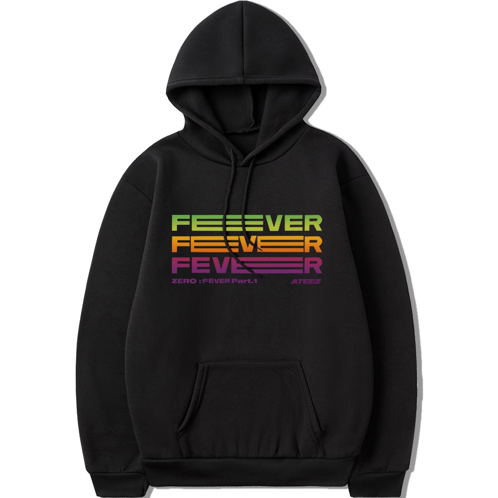 Kpop ATEEZ Comeback Concert Zero Fever Part 1 Same Printing Hoodies Unisex Fashion Fleece Pullover Sweatshirt - Ateez Store